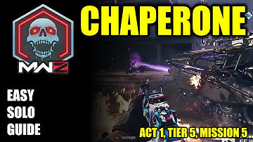 COD MW3 Zombies, Chaperone Solo mission guide (Act 1, Tier 5, Mission 5)