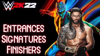 WWE 2K22 Entrances/Signatures/Finishers: Roman Reigns