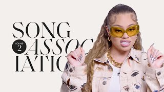Latto Raps 'B*tch From Da Souf', Migos, \& Saweetie ft. H.E.R. in ROUND 2 of Song Association | ELLE