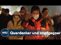 CORONA-MONTAGSDEMOS: Tausende "Spaziergänger" protestieren gegen Covid-Politik in Deutschland