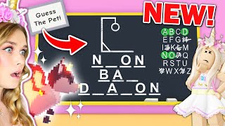 *NEW* HANGMAN MINI GAME In Adopt Me! (Roblox)