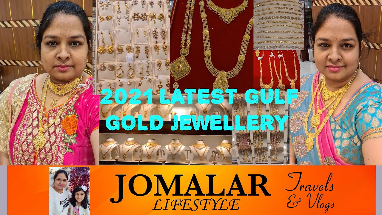 🔥Latest 2021 Necklace,Haram,Studs& Rings collections in Kalyan jewellers Qatar🇶🇦Gold Shopping
