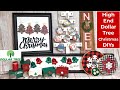 NEW HIGH END FARMHOUSE DOLLAR TREE CHRISTMAS HOME DECOR DIYS