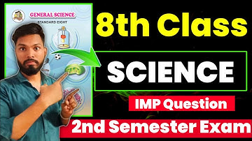 class 8 science important questions 2nd semester exam 2025 sd tech | sd tech science imp questions 8