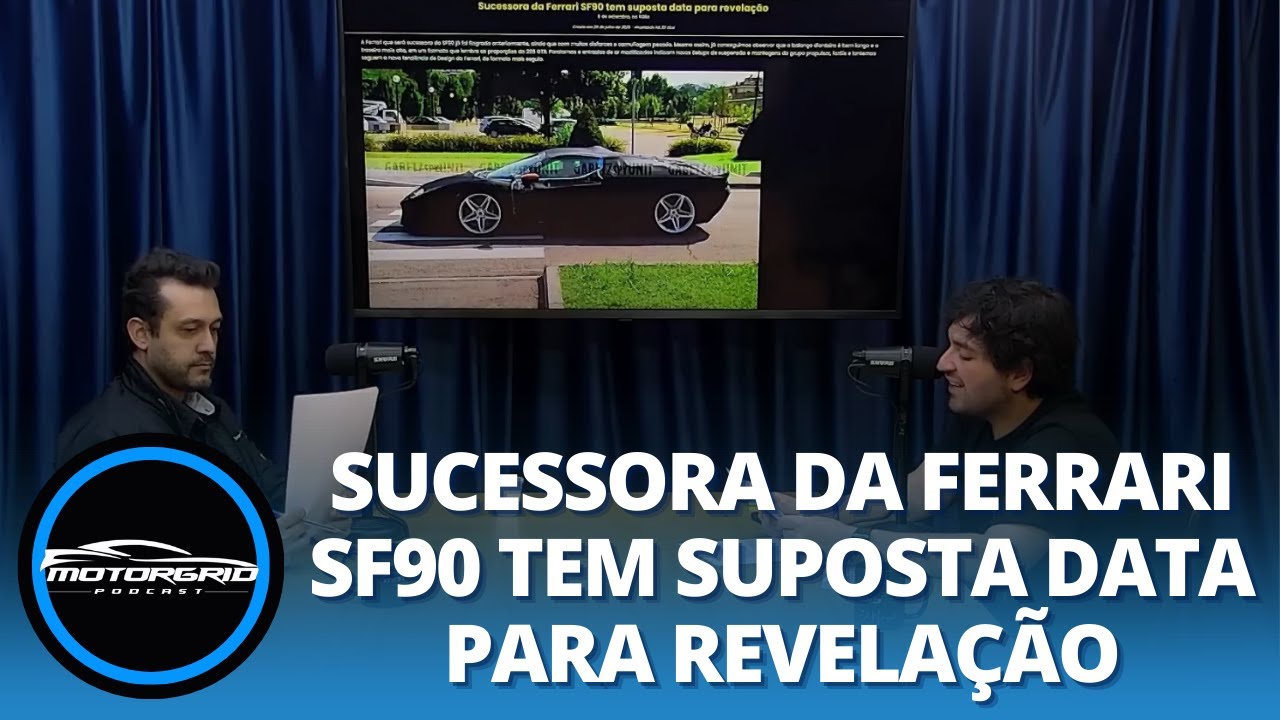 Sucessora da Ferrari SF90 tem suposta data para revelação | Motorgrid Podcast