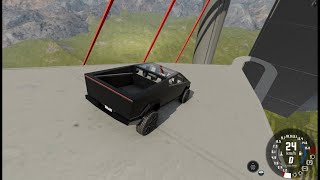 Tesla Cybertruck ПРОВЕРКА ТОРМОЗОВ в BeamNG.Drive