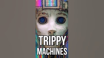 Trippy Machines – Surreal Robot Faces in a Retro Loop #LoopDoK