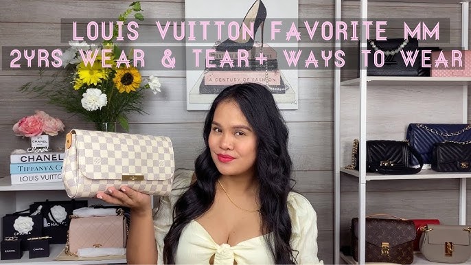 Louis Vuitton Favorite PM Damier Azur, Review, 8 Ways to wear, WIMB