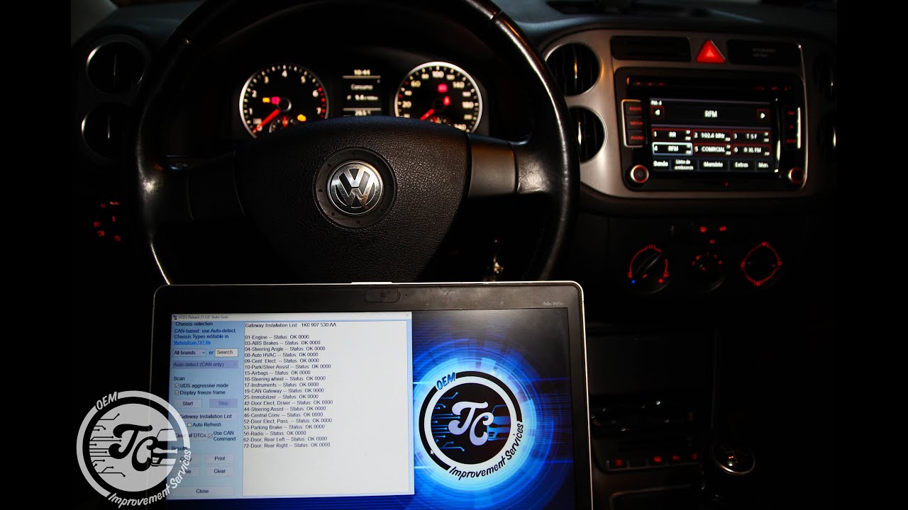 VW Tiguan 5N Folding Mirrors YouTube