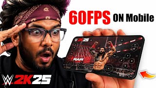😱 لعبة WWE 2K25 على الهاتف خرافية! 🤯 تجربة تحاكي الكمبيوتر على أندرويد screenshot 1