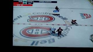 NHL 09 - Toronto Maple Leafs .VS. Montreal Canadiens 2nd Period