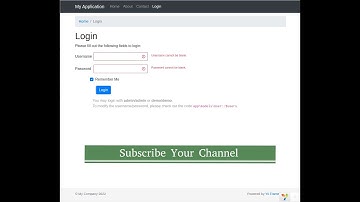 yii2 tutorial - How to login with database in yii2