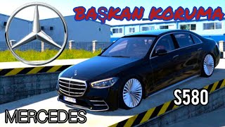 ETS-2 BAŞKAN KORUMA MERCEDES S580 L İLE BAŞKAN KORUMA SERİSİ BÖLÜM-7 LOGİTECH G29 WHELL SETTİNG