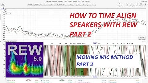 REW Car Audio Tuning - How To Do Time Alignment in REW using the Moving Mic Method - Part 2