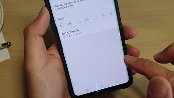 Galaxy S10 / S10+: How to Set Do Not Disturb Schedule
