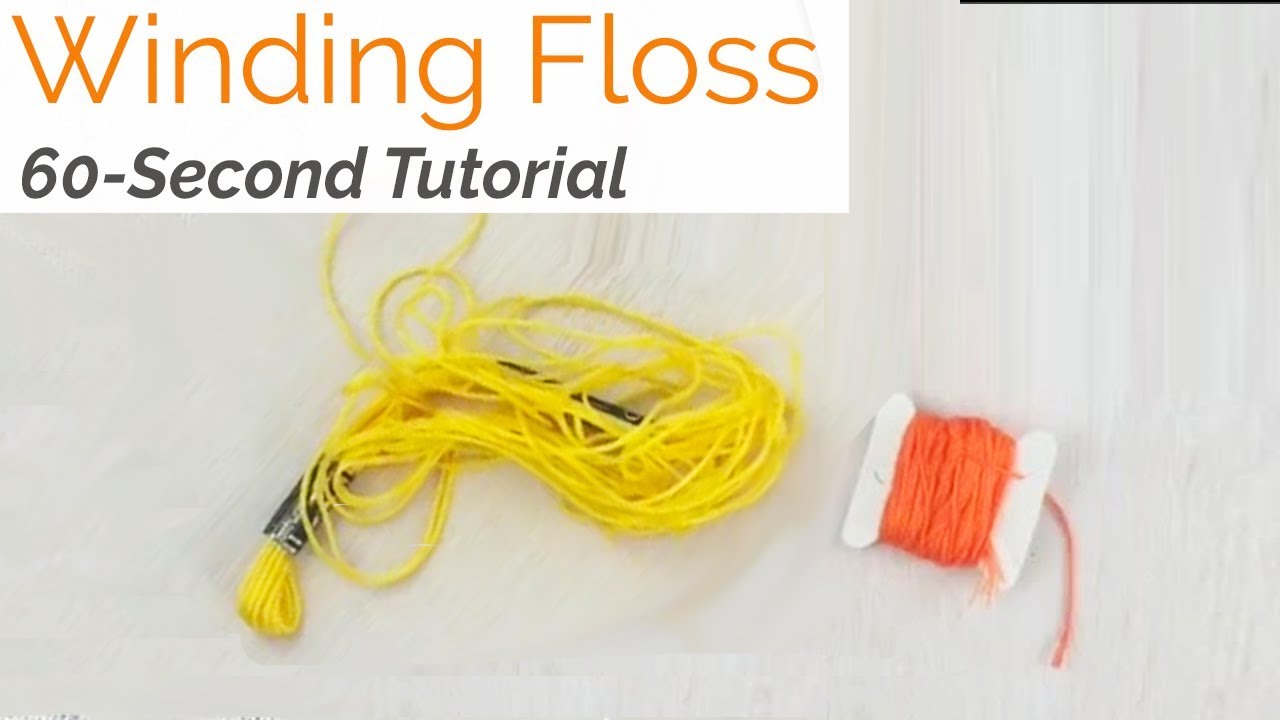 How to use an embroidery floss bobbin winder - Stitched Modern