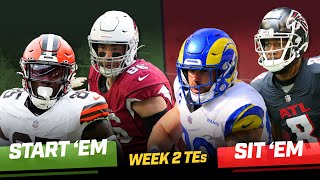 Start Em, Sit Em TEs: Week 2
