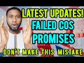 UK EMPLOYERS ARE CANCELLING COS OFFERS |  FAILD SPONSORSHIP PROMISE