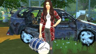 LIVING ON A JUNKYARD | TEEN RUNAWAY [2] | THE SIMS 4: STORY