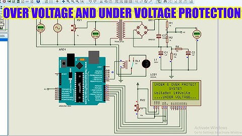 How to make under and over voltage protection system using arduino