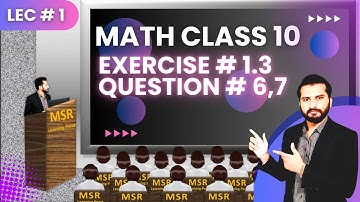 quadratic equations | maths class 10th chapter 1 exercise 1.3 question 6,7