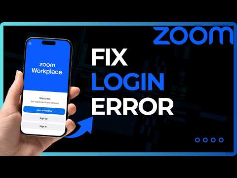 How to Fix Zoom Login Error 101 !