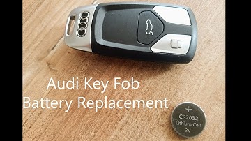 Audi Key Fob Remote Control Battery Replacement A4, A4 allroad, S4, A5, S5, TT, TT RS, Q5, SQ5, Q7 2