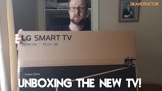 Unboxing LG 28TL510S-PZ 28 pulgadas Smart TV 