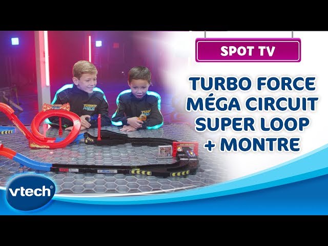 Circuit voiture Super Loop et Montre Turbo Force VTech : King