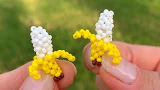 How to make beaded banana. Step-by-step tutorial