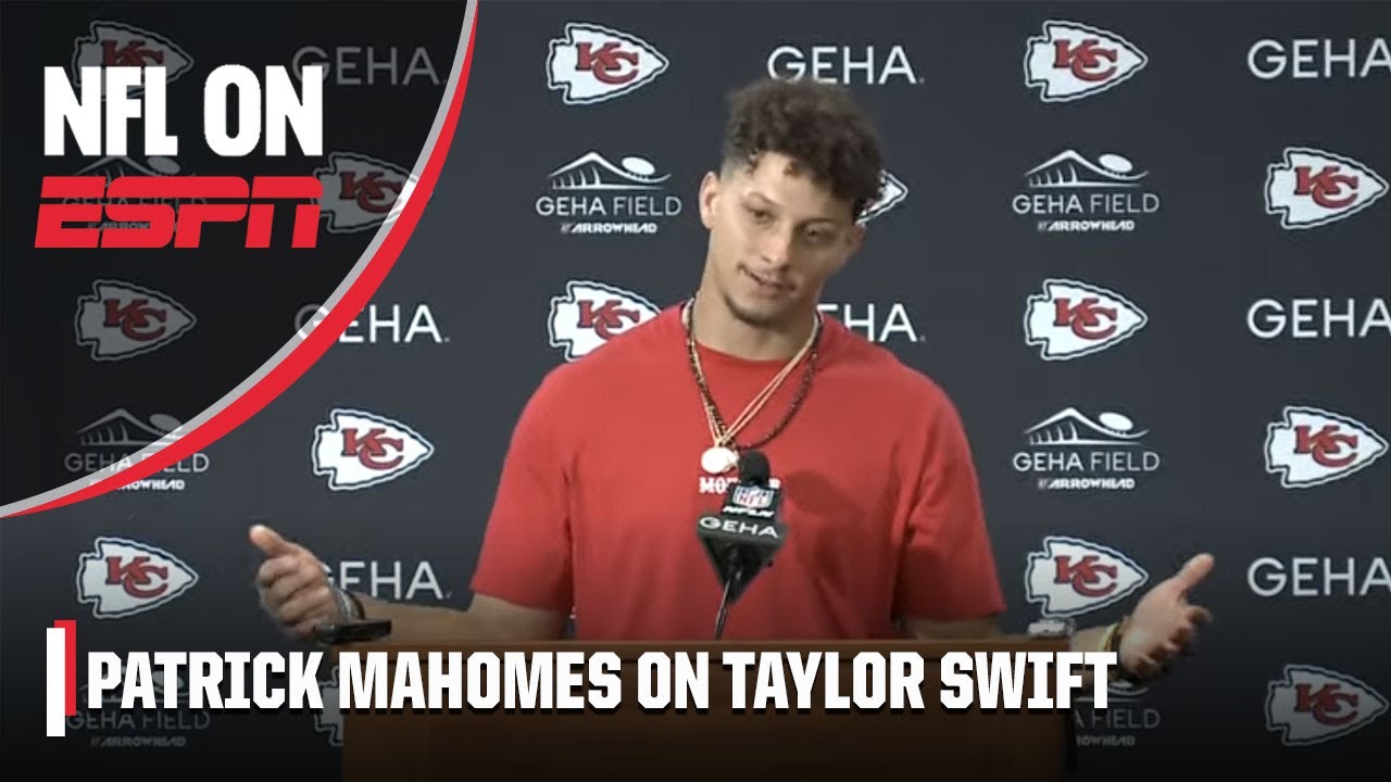 ⁣Patrick Mahomes on T-Swift at Arrowhead: ’Maybe if they ARE together, I'll meet her’ 🤩 | NFL on