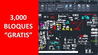 How to Download Free Blocks for AutoCAD / All Versions / More Than 1000 Blocks