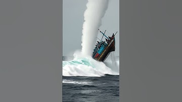 Detik Detik Perahu Nelayan Diterjang Angin Puting Beliung! Nelayan Panik!!!!