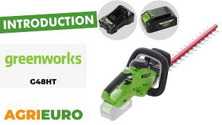 Greenworks G48HT - 48V/2Ah Battery-powered Hedge Trimmer - 51 cm Blade - Introduction