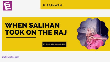 When Salihan took on the Raj | P Sainath | A 03 | Reading from the Fringes | Dr Premanand M E