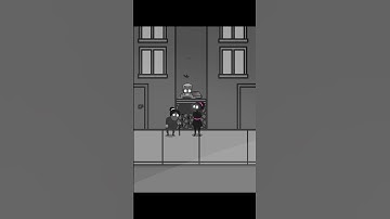 The awesome old lady protecting Willow on the street close to a fence #gamedev