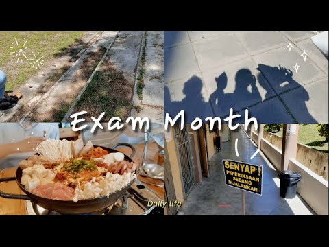 Exam month vlog [spm] : study, graduation, gift, hanging out wif friends