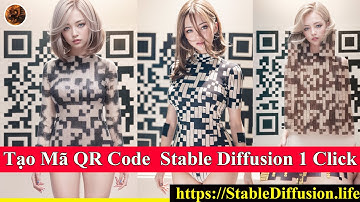 TẠO MÃ QR CODE NGHIỆ THUẬT STABLE DIFFUSION 1 CLICK I USER MANUAL  STABLE DIFFUSION CÀI ĐẶT SỬ DỤNG