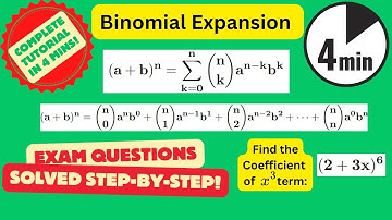 Master Binomial Expansion in 4mins | Binomial Theorem Complete Tutorial