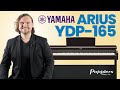 Yamaha arius ydp165  full piano overview with playing demonstration  popplers music