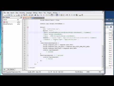 Angularjs with Post method