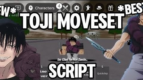 *NEW*⚔️💪 Roblox tsb script | Toji  Moveset | Custom SFX & VFX | OP 5 Ability |💪