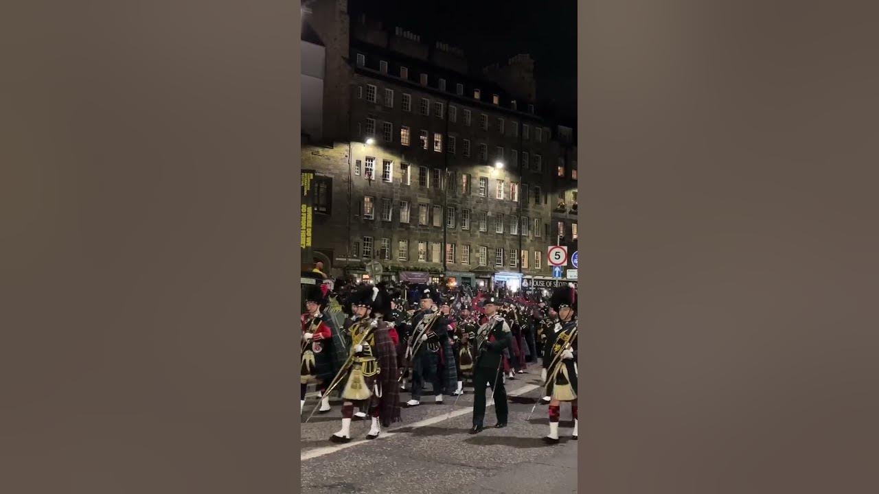 Bagpipes and drums/Scotland the Brave