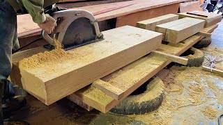 Extremely Ingenious Woodworking Workers At Another Level \/\/ Amazing Woodworking Skills Of Carpenters