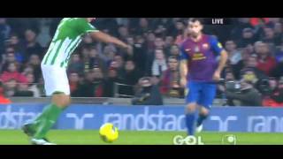 Barcelona vs Real Betis 4-2 Goals 15/01/2012