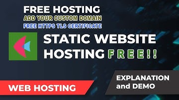 How to host static websites for free - Host Your Flet applications for free with custom domain names