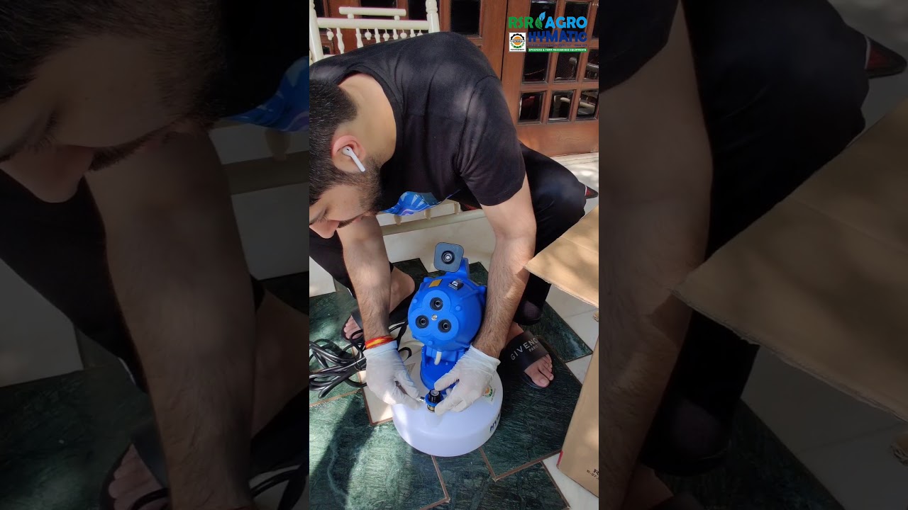 HYMATIC HY-ULV COLD FOGGER DISINFECTANT SPRAYER HANDS ON VIDEO
