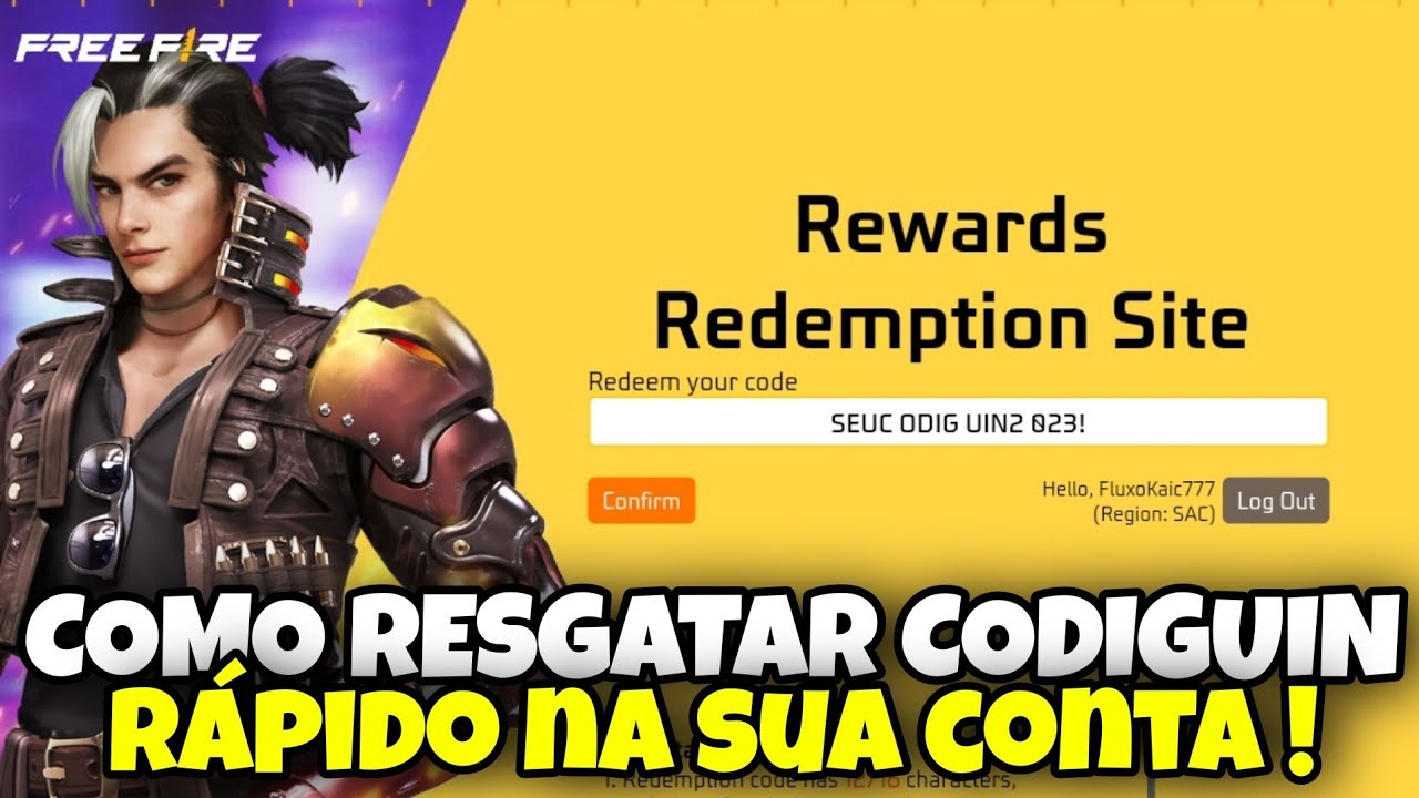 Lista de CODIGUIN FF - Os melhores códigos Free Fire atualizados