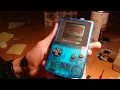 Game Boy Color shell and speaker replacement