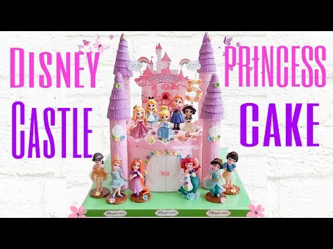 how-to-make-castle-cake-,-kue-istana-princess-disney